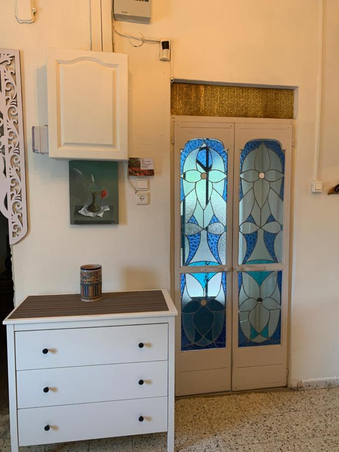 בית האבן העתיק מ-1885 עם מגונית פרטית בחצר Rosh Piná Exterior foto